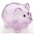 Blank 4"x 3"x 3 1/2" Piggy Bank